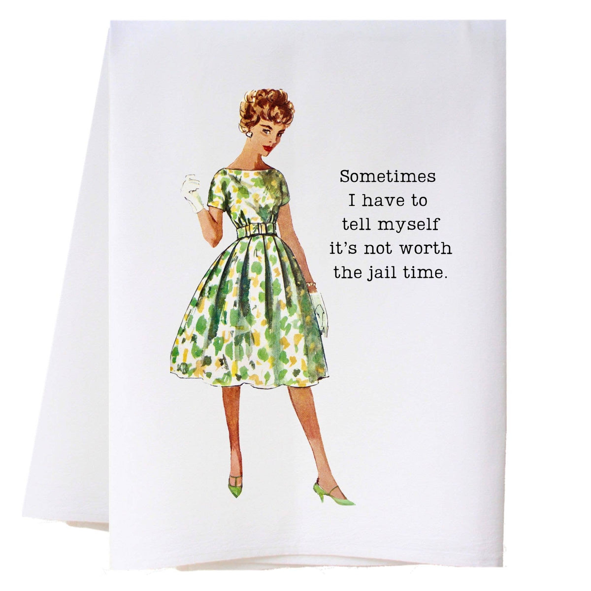 CLEARANCE - Jail Time Kitchen Towel