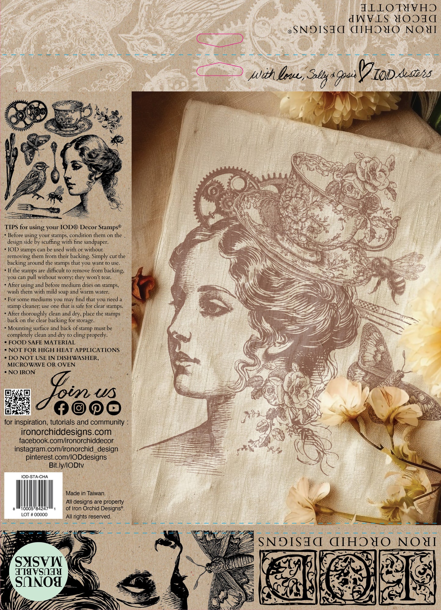 CHARLOTTE 12X12 IOD STAMP™