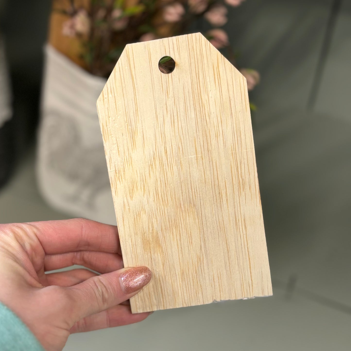 Set of 5 | Tag Shaped Wooden Blanks |