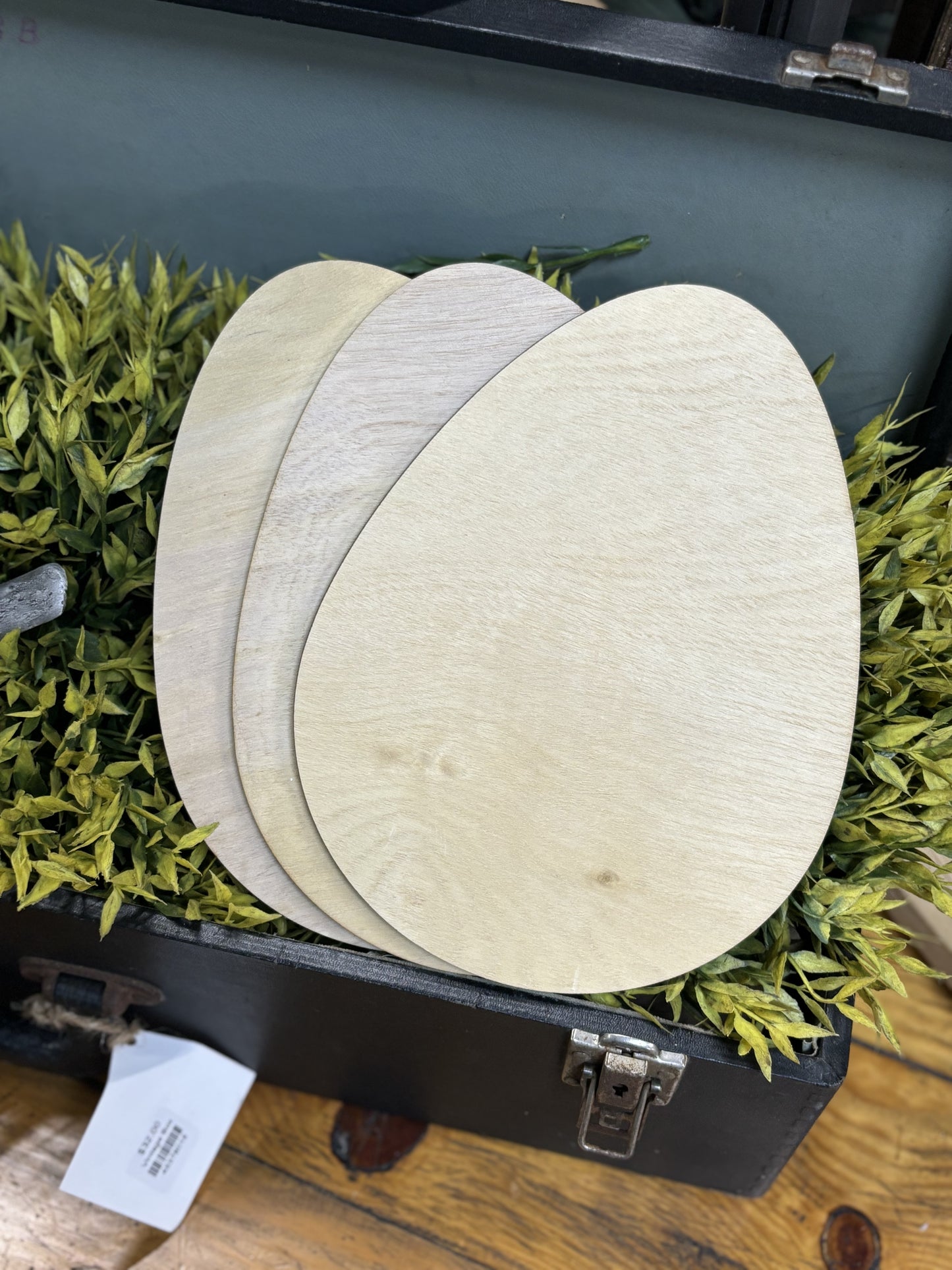 Set of 3 | Egg Shaped Wooden Blanks