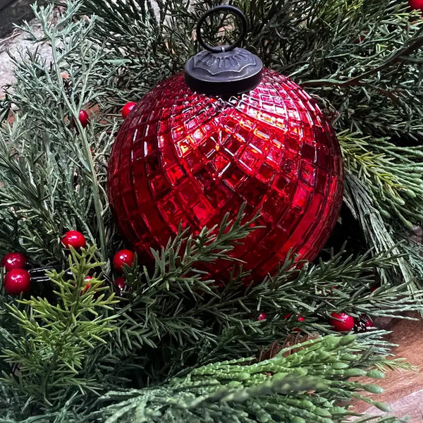 Vintage Glass Ball Ornament