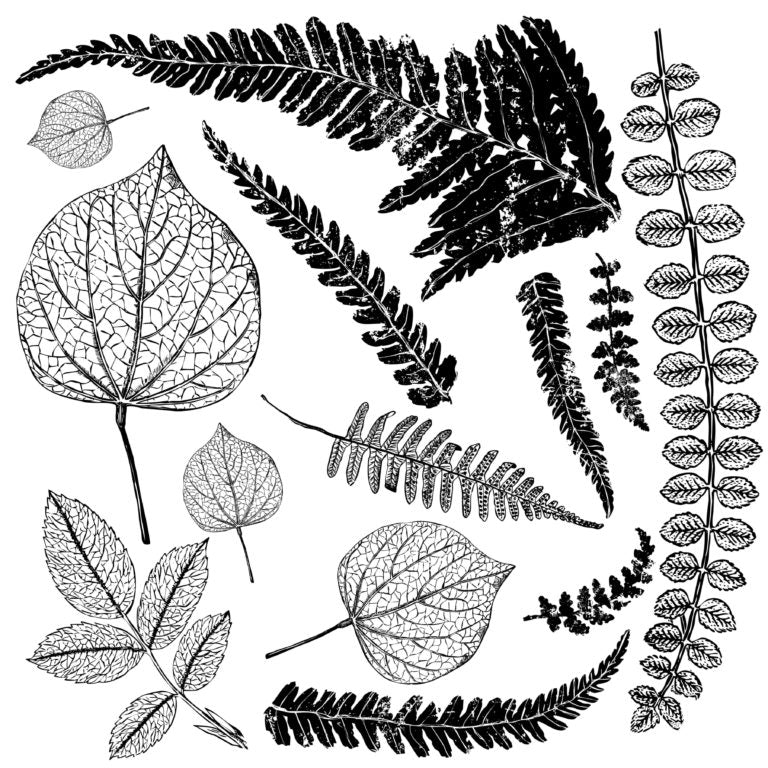 FRONDS 12×12 DECOR STAMP™