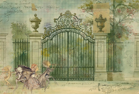 Roycycled Fairy Gate Decoupage Paper