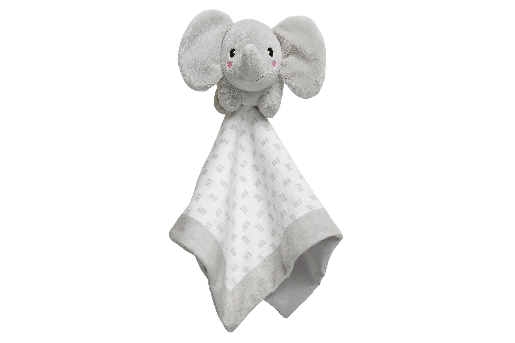 Elephant Lovey Blanket, Gray