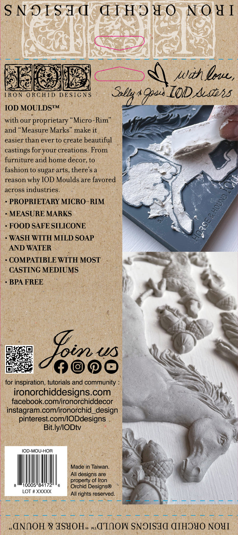 HORSE AND HOUND | 6X10 DECOR MOULDS