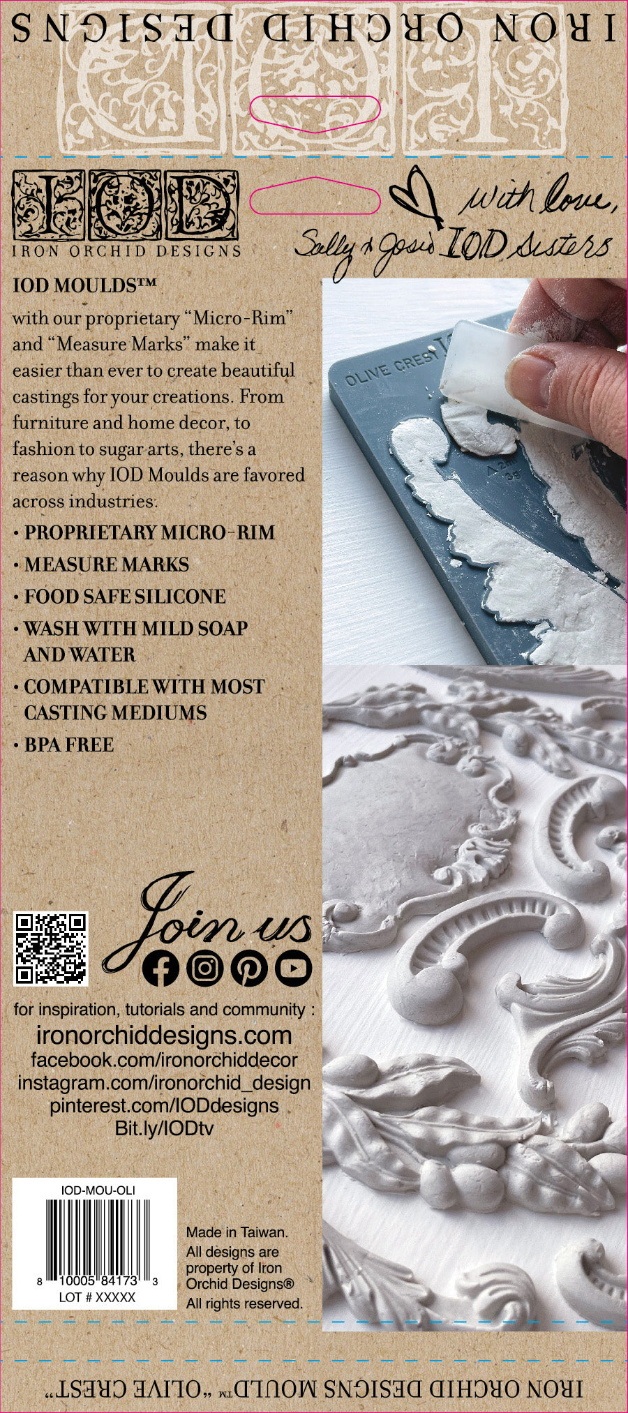 OLIVE CREST | 6X10 DECOR MOULDS