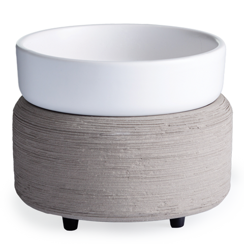 Gray Texture 2-in-1 Wax Melter
