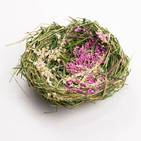 Lavender Bird Nest |Green/Lavender| 5x5x1.5