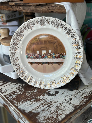 Vintage Last Supper Plate