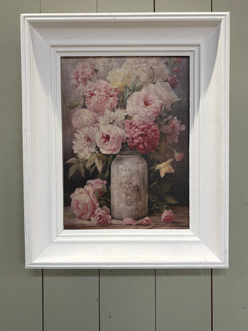 Upcycled Floral Hanging Wall Frame