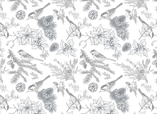 Roycycled Paintable Christmas Decoupage Paper | NEW