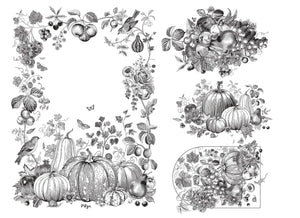 Roycycled Paintable Fall Decoupage Paper | NEW