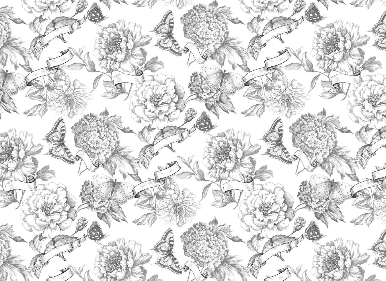 Roycycled Paintable Blooms Decoupage Paper | NEW