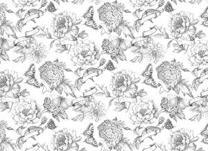 Roycycled Paintable Blooms Decoupage Paper | NEW