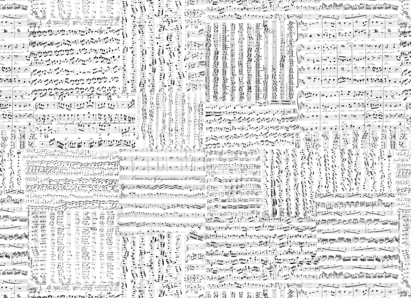 Roycycled Music Notes Masterboard Decoupage Paper | NEW