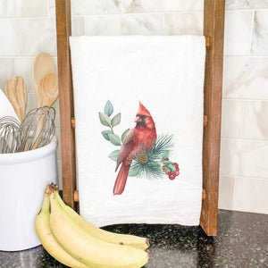 Cardinal (Fall Birds) Tea Towel (27" x 27")