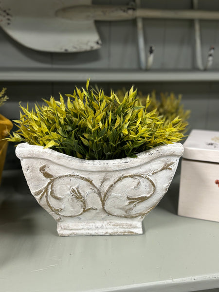 Painted Pottery Planter