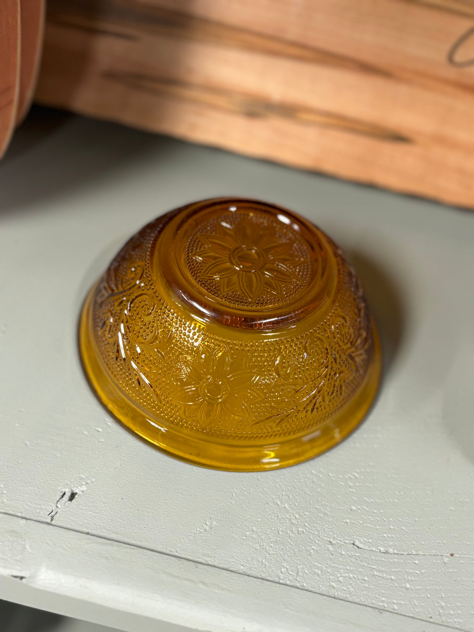 Amber Vintage Mini Bowl