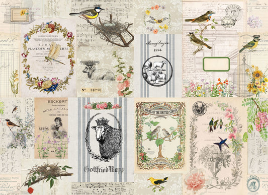 Spring Masterboard | Roycycled Treasures Decoupage Paper