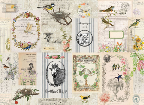 Spring Masterboard | Roycycled Treasures Decoupage Paper