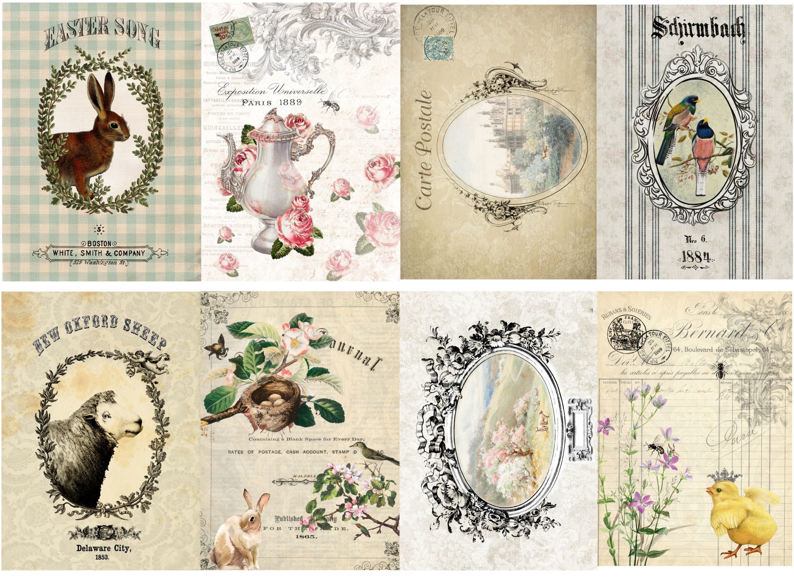 Spring Elements | Roycycled Treasures Decoupage Paper – Ruth & Ruby