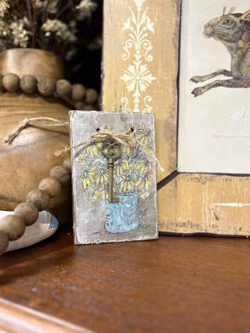 Rustic Block Decor