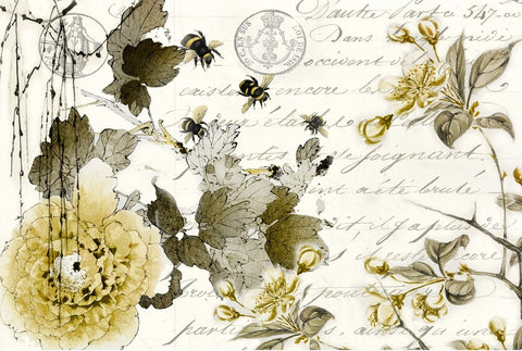 Sepia Blossom | Roycycled Treasures Decoupage Paper