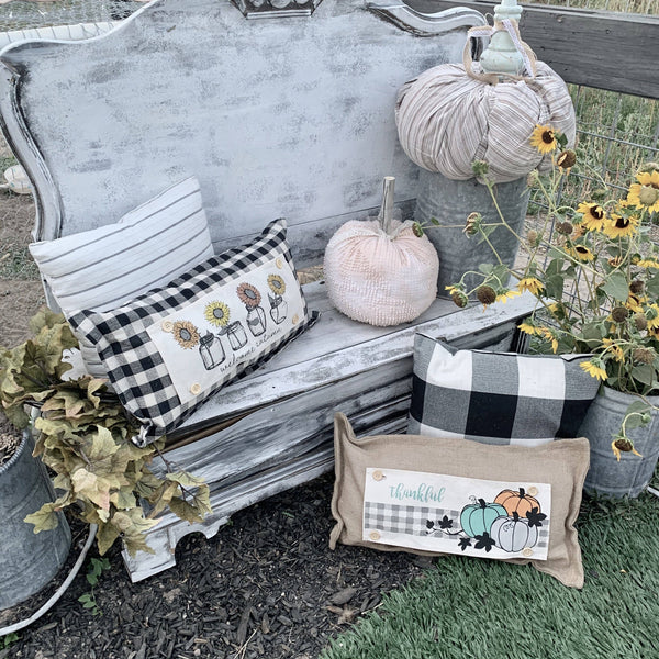 Seasonal Panel: Fall Autumn, THANKFUL PUMPKINS