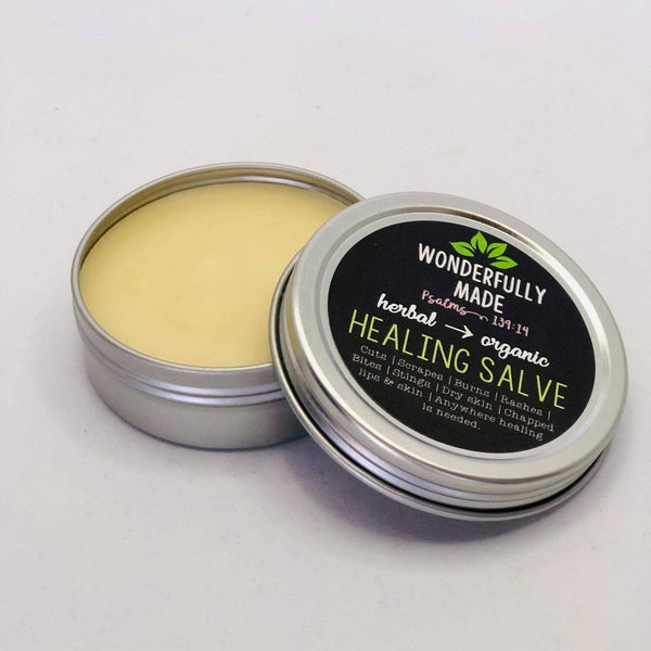 Herbal Healing Salve | Organic Calendula Chickweed Plantain
