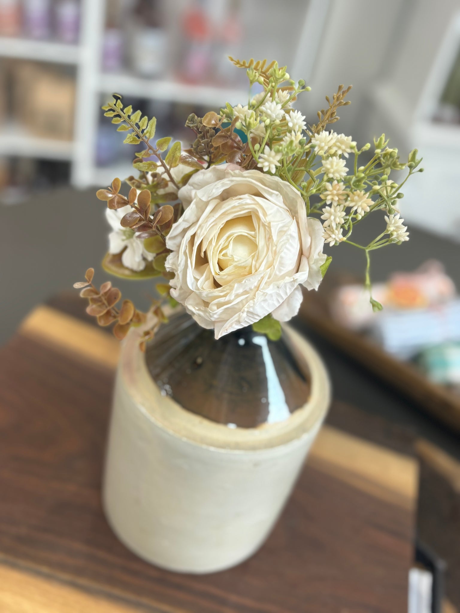 Rose Stem | White 14.5”