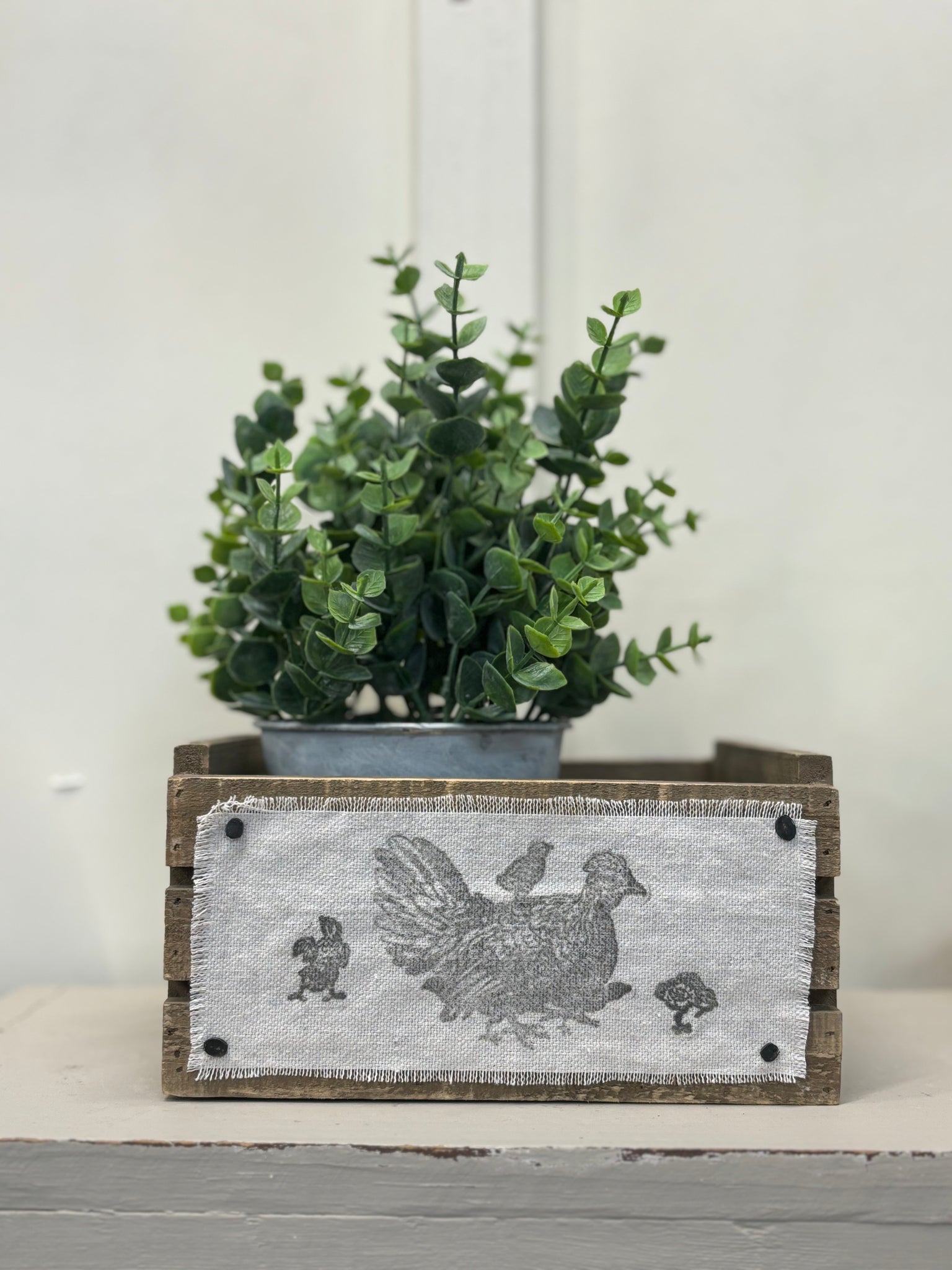 Small Embellished Crate