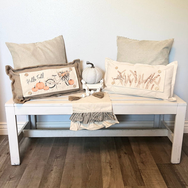 Seasonal Panel: Hello Floral Boho; Autumn VINTAGE FALL BIKE