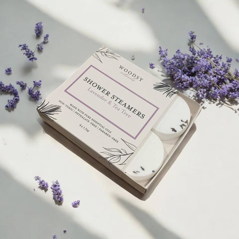 Lavender & Tea Tree l Shower Steamer Gift Set 