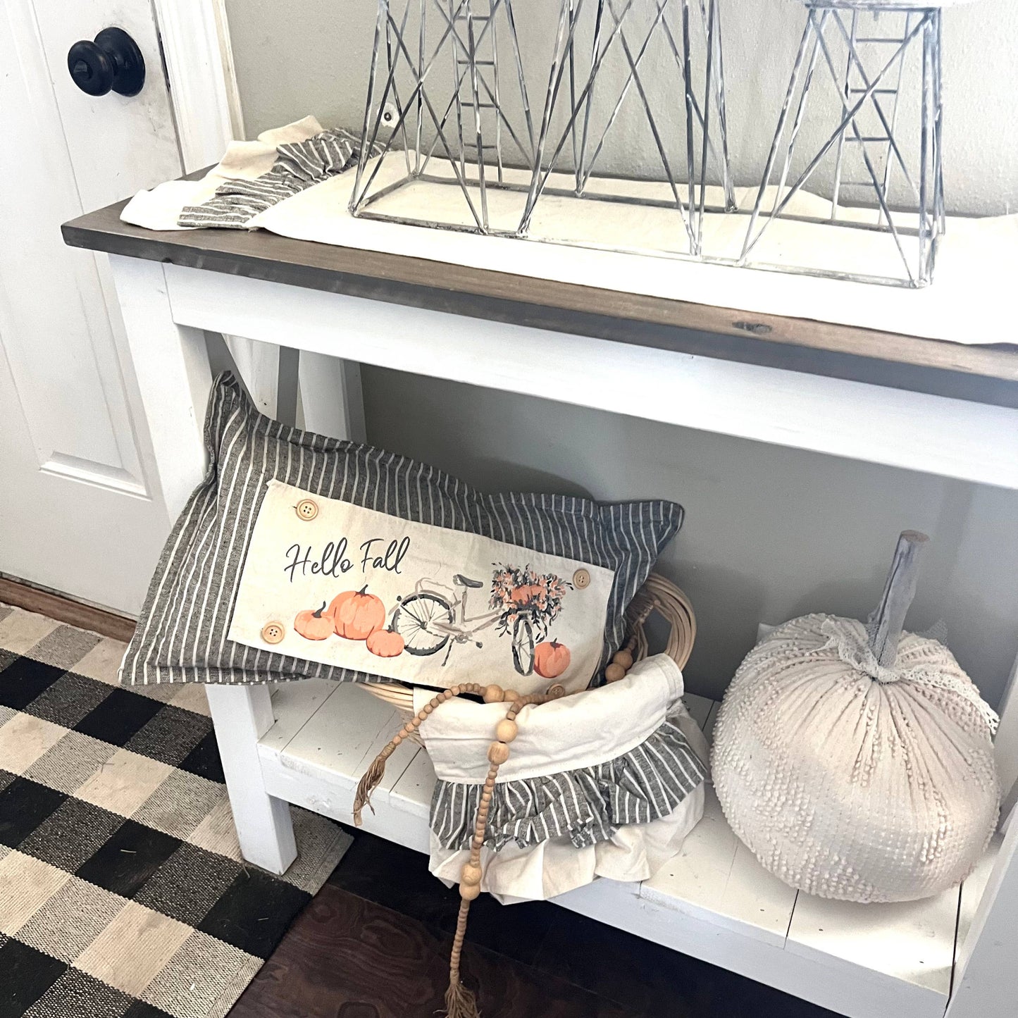 Seasonal Panel: Hello Floral Boho; Autumn VINTAGE FALL BIKE