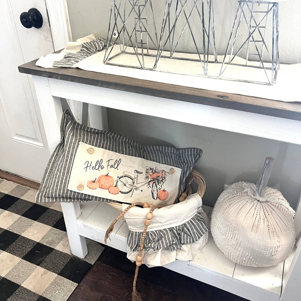 Seasonal Panel: Hello Floral Boho; Autumn VINTAGE FALL BIKE