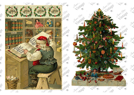 Santa Workshop | JRV A4 Rice Paper