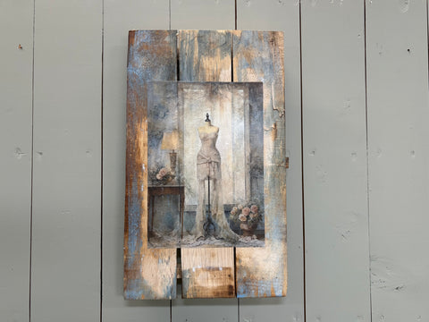 Rustic Dress Form Wall Decor