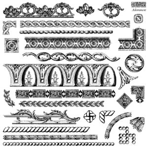 ADORNMENT 12x12 IOD Stamp