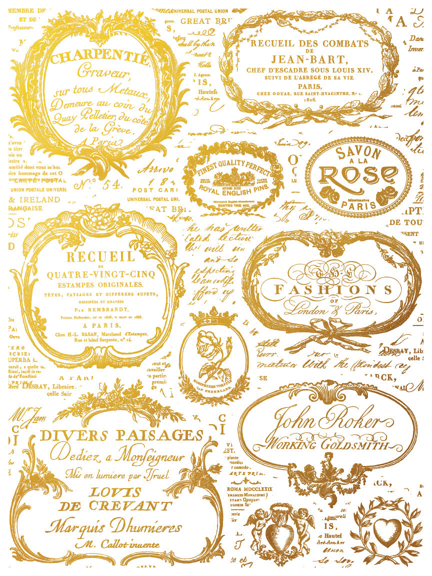 ETIQUETTES IOD FOIL TRANSFER 12X16 PAD™