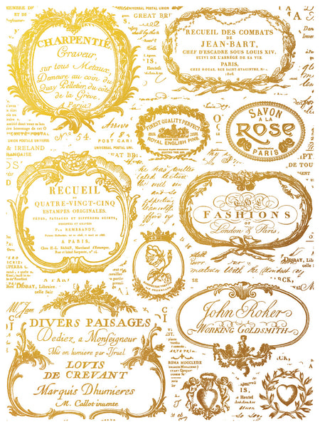ÉTIQUETTES IOD FOIL TRANSFER 12X16 PAD™