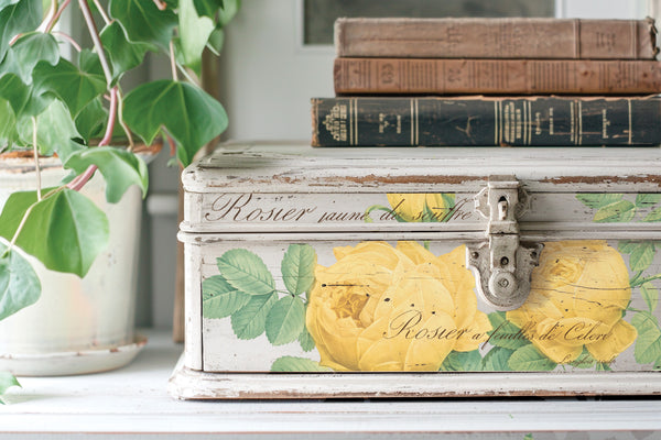 ROSE BOTANICAL IOD TRANSFER 12X16 PAD™