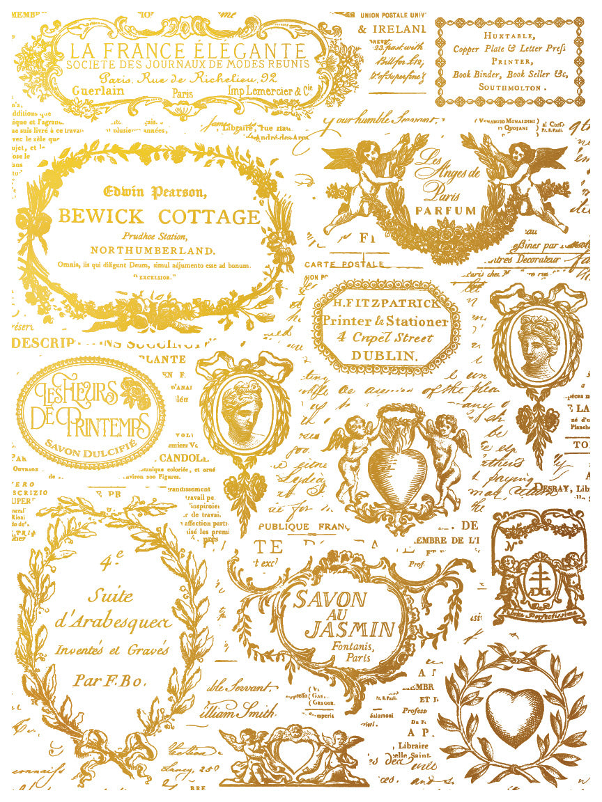 ETIQUETTES IOD FOIL TRANSFER 12X16 PAD™