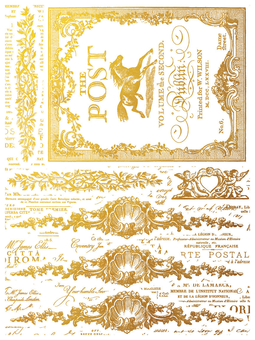 ETIQUETTES IOD FOIL TRANSFER 12X16 PAD™