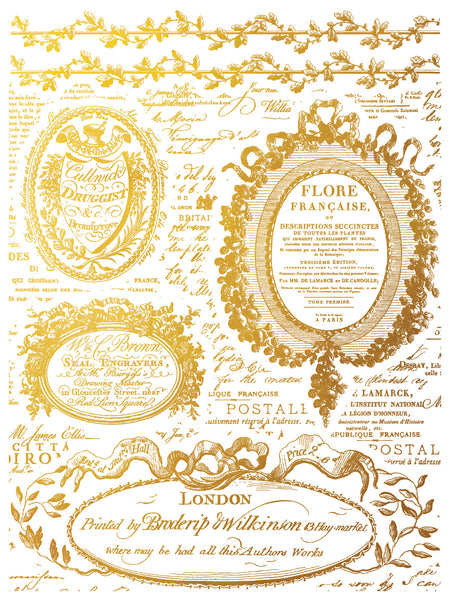 ÉTIQUETTES IOD FOIL TRANSFER 12X16 PAD™
