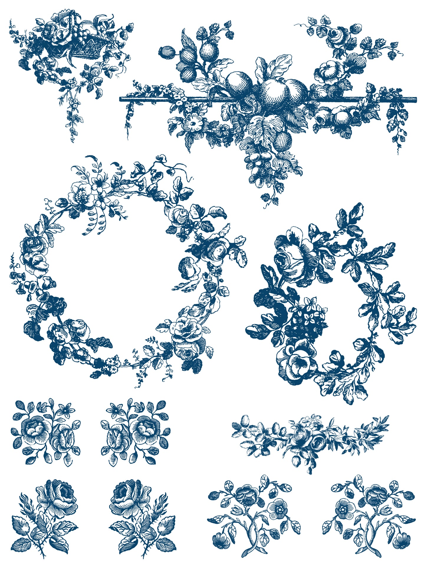 DELFT TRADITIONS AZURE IOD PAINT INLAY 12X16 PAD™