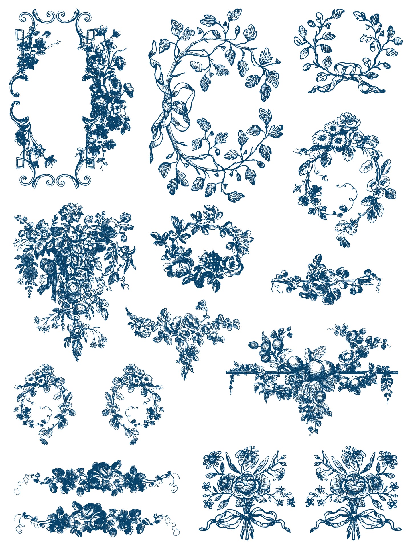 DELFT TRADITIONS AZURE IOD PAINT INLAY 12X16 PAD™