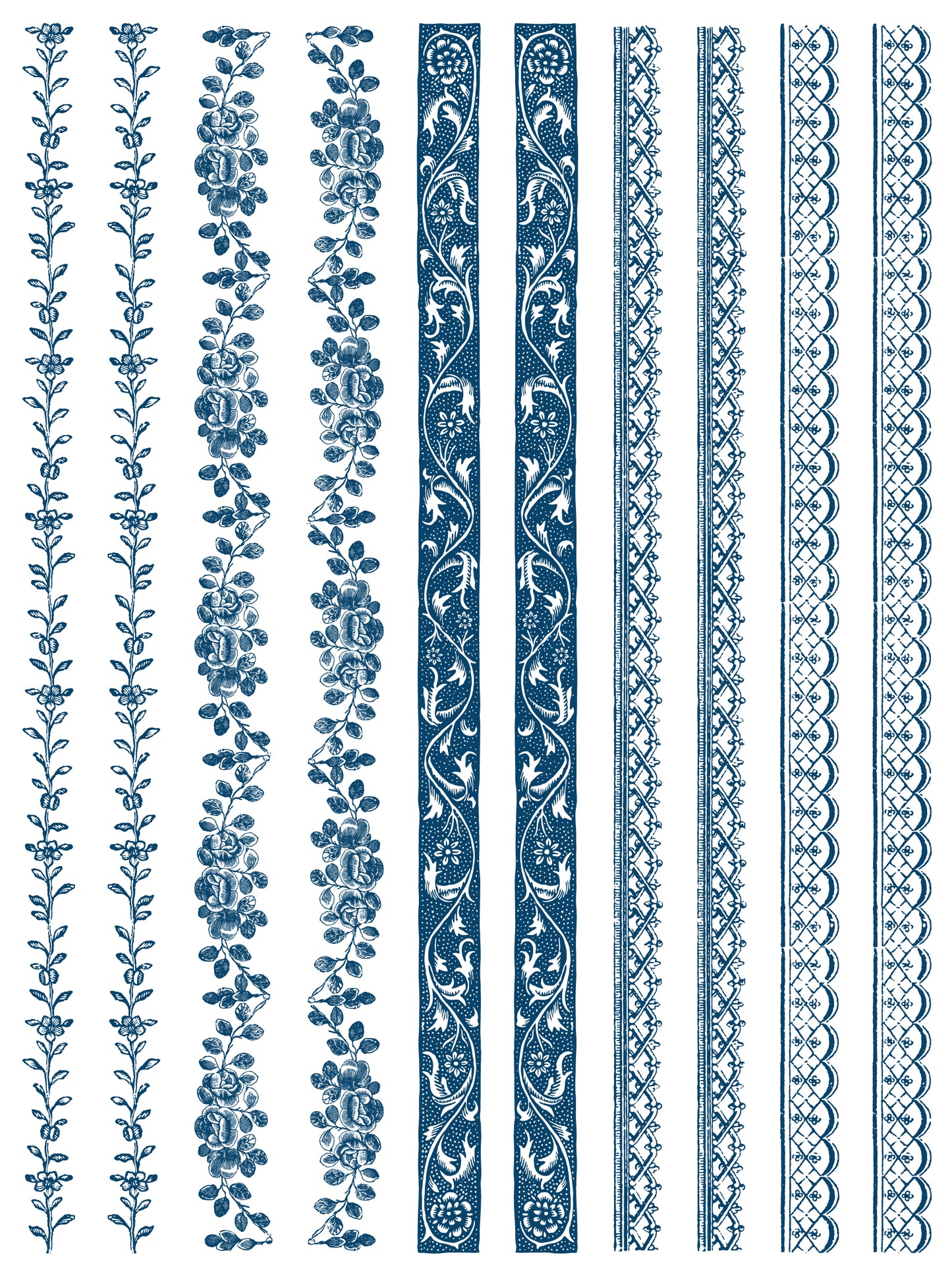 DELFT TRADITIONS AZURE IOD PAINT INLAY 12X16 PAD™