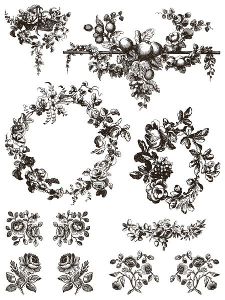DELFT TRADITIONS NOIR IOD PAINT INLAY 12X16 PAD™