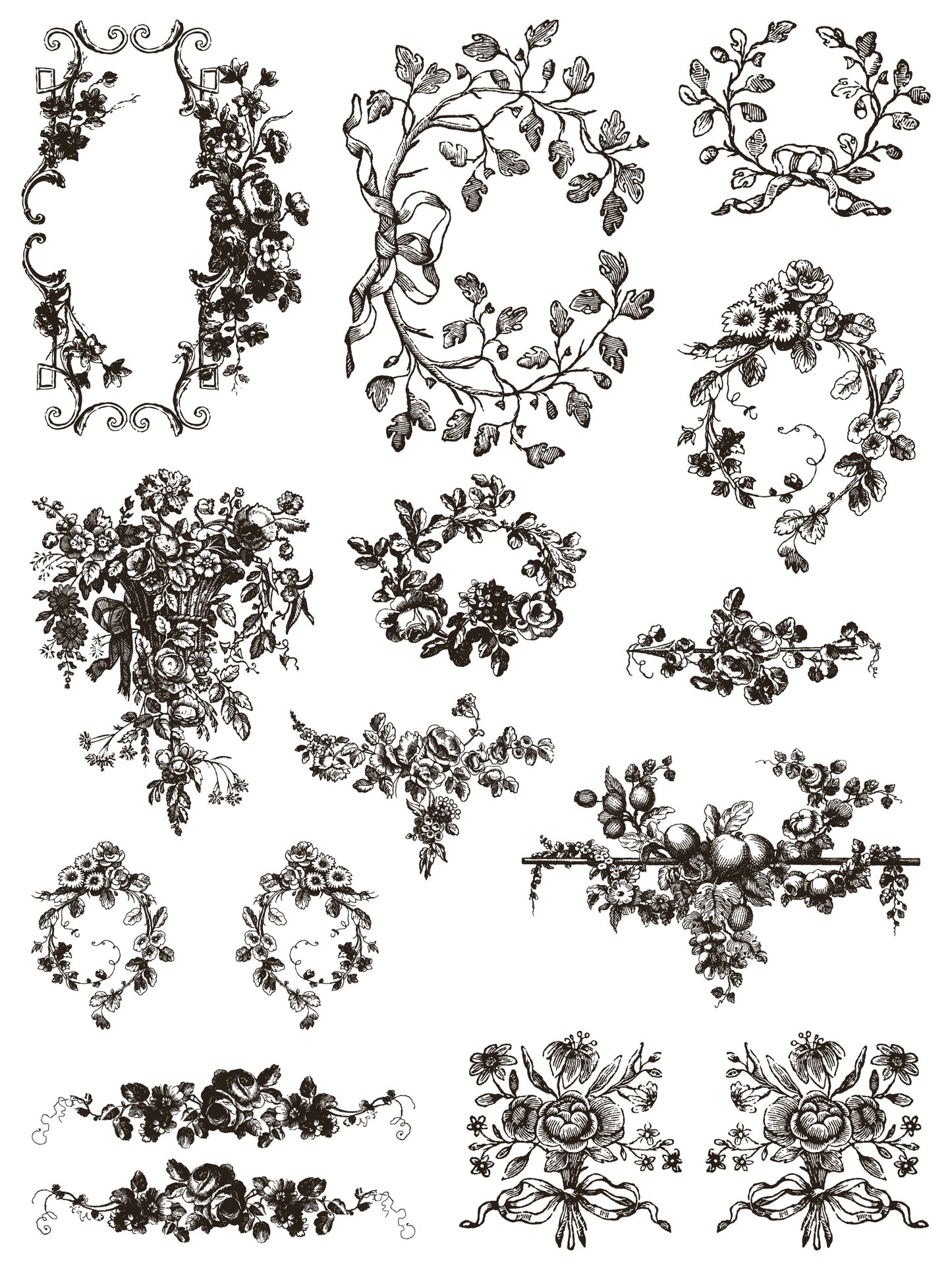 DELFT TRADITIONS NOIR IOD PAINT INLAY 12X16 PAD™
