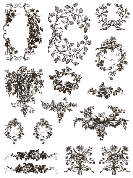 DELFT TRADITIONS NOIR IOD PAINT INLAY 12X16 PAD™